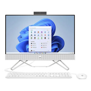 HP All-in-One Desktop PC, 23.8" Screen, AMD Ryzen 5, 8GB Memory, 256GB Solid State Drive, Windows® 11